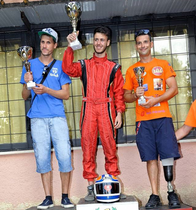Go-kart, terzo posto per il pilota disabile Chiarelli