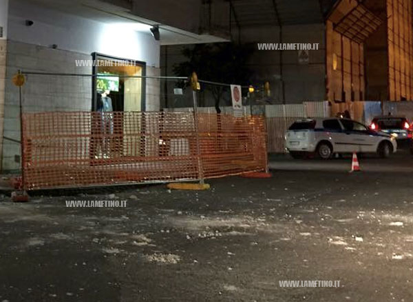 Lamezia: cade cornicione tra via XX Settembre e via Colelli