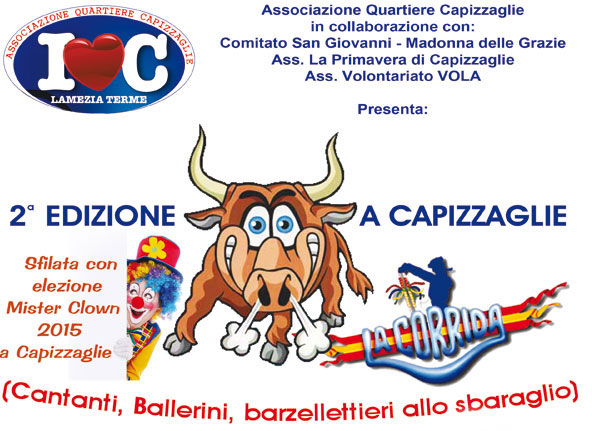 "La Corrida  a Capizzaglie", sabato 11 luglio in via degli Itali