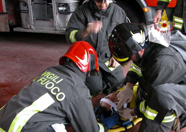 Lamezia: vigili del fuoco svolgono corso acquisizione Tecniche Primo Soccorso Sanitario