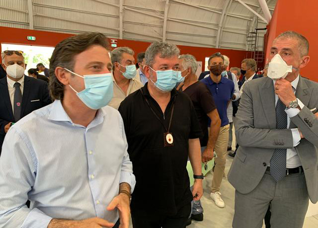 Presidente Spirlì e sottosegretario alla Salute Costa visitano hub vaccinale di Catanzaro e l'ospedale universitario Mater Domini