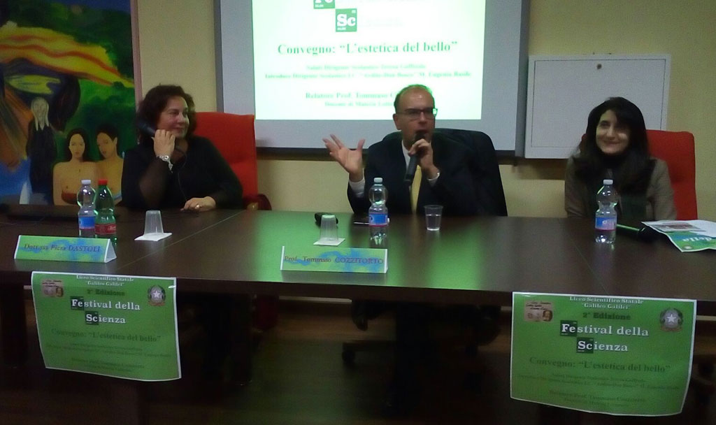 Lamezia, “L'estetica del bello” di Tommaso Cozzitorto al Festival della Scienza al "Galilei"