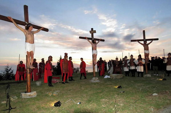 Rievocata la "Passione di Cristo" a Falerna