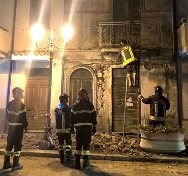 Maltempo, crolla abitazione a Brancaleone