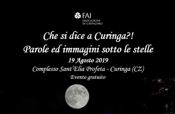 “Che si dice a Curinga? Parole e immagini sotto le stelle” questa sera al Santuario Monte del Carmelo