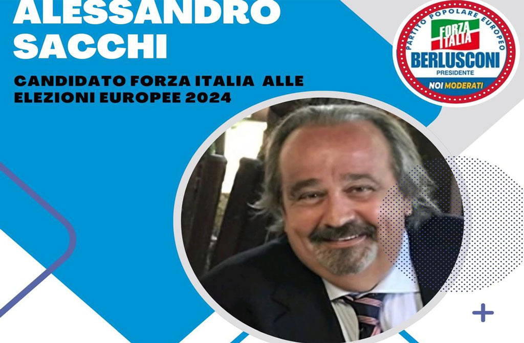 Lamezia, incontro con candidato alle Europee Alessandro Sacchi il 21 maggio