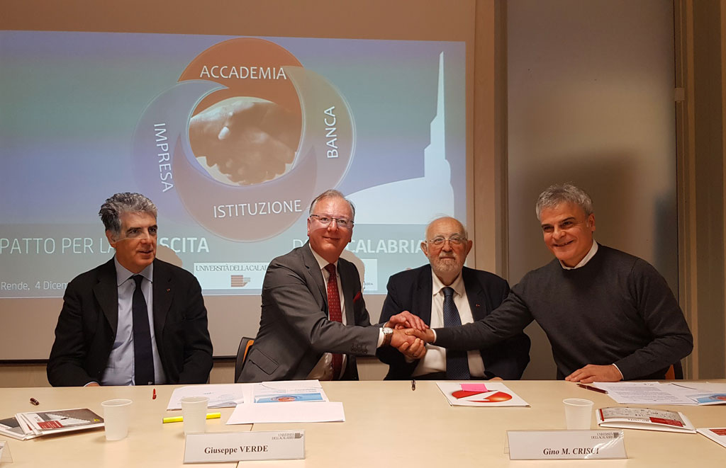 Firmato il "Patto per la crescita della Calabria"