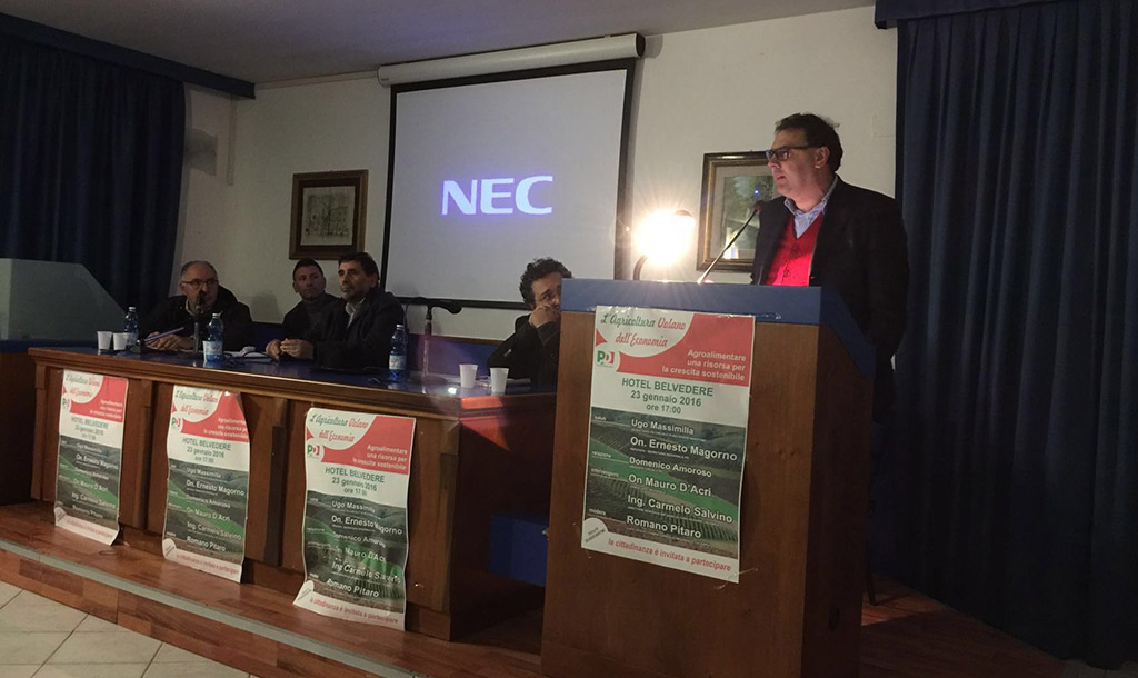 D'Acri: agricoltura settore importante per sviluppo della Calabria
