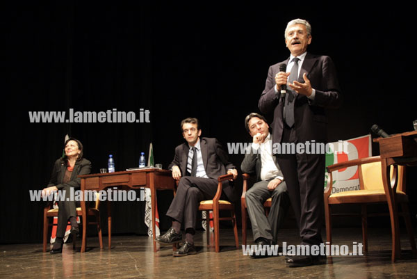 Lamezia: D'Alema in città a sostegno della candidatura di Bersani alla Primarie
