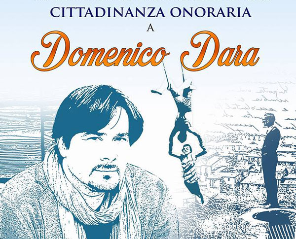 Cittadinanza onoraria allo scrittore Domenico Dara il 30 dicembre a Girifalco