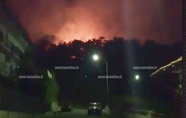 Vasto incendio nel vibonese, evacuate abitazioni a Dasà