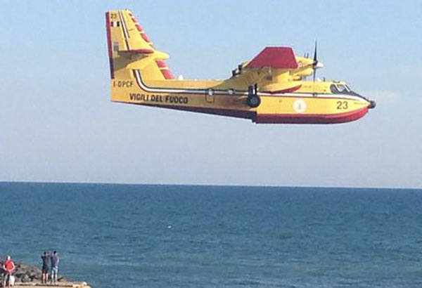 Emergenza incendi: 128 roghi in tutta la Calabria