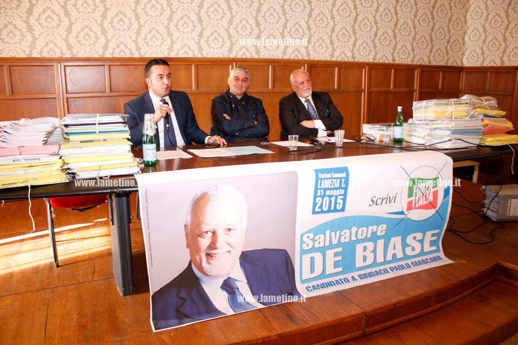 Lamezia: Salvatore De Biase si candida con Forza Italia a sostegno di Mascaro
