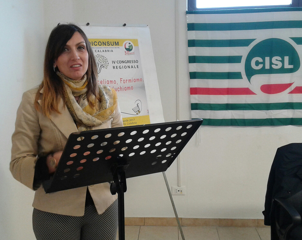 Lamezia, IV congresso regionale Adiconsum: Silvia De Gori eletta nuovo Presidente 