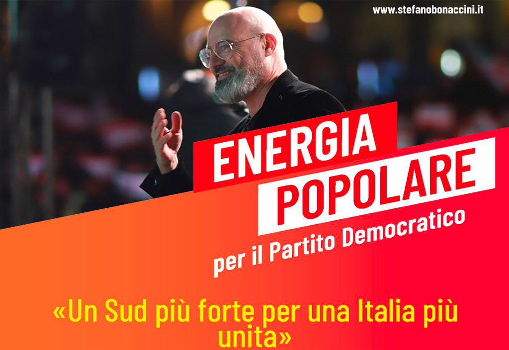 Congresso Pd, mozione Bonaccini: a Lamezia incontro “Un Sud più forte” il 3 febbraio