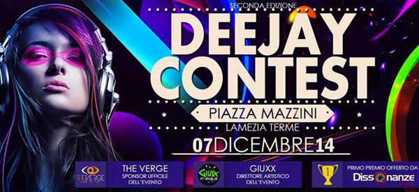 Lamezia: Deejay Contest in piazza Mazzini il prossimo 7 dicembre