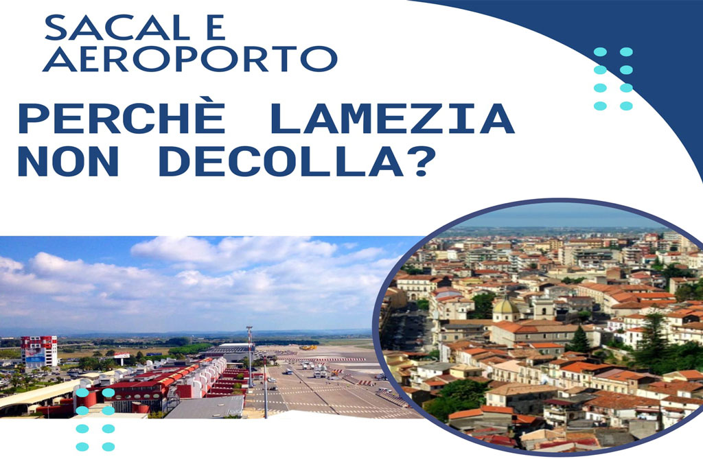 Lamezia, dibattito su Sacal e aeroporto il 10 ottobre in piazza Mazzini