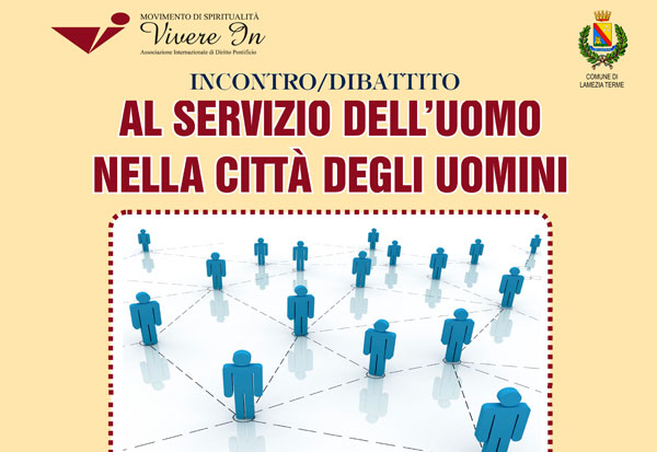Lamezia: Incontro dibattito sul tema “Al servizio dell’uomo nella città degli uomini” l’8 febbraio