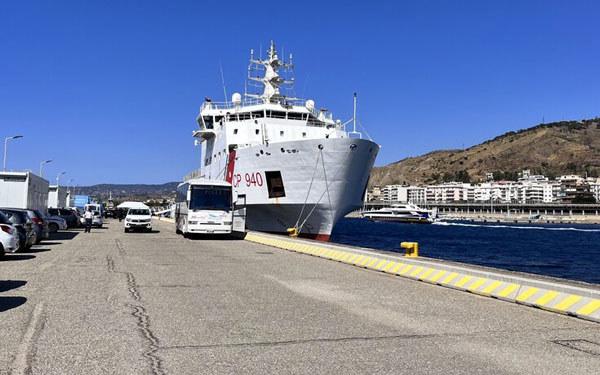 Arrivati a Reggio Calabria 350 migranti provenienti da Lampedusa