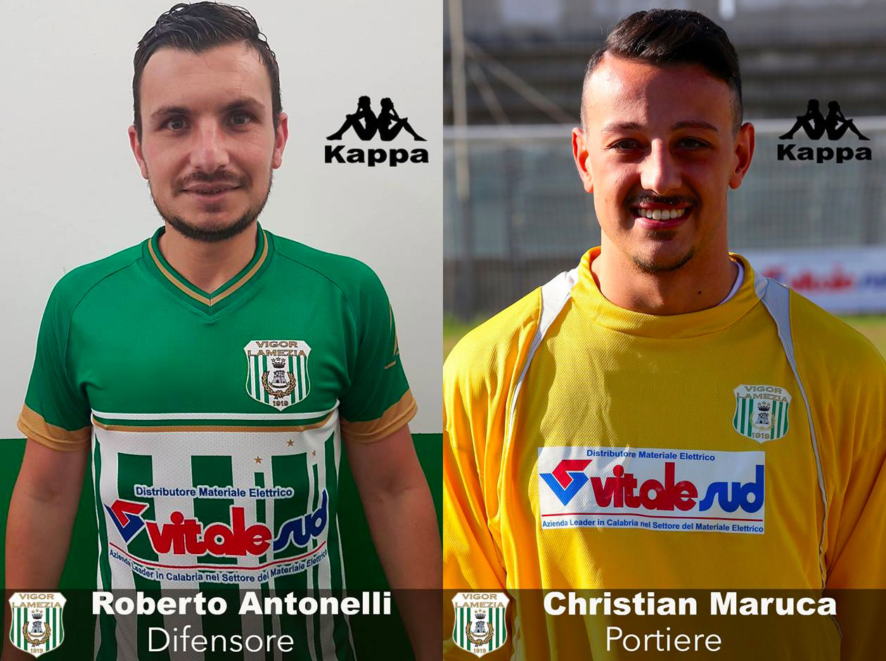 Vigor Lamezia Calcio 1919: confermati il difensore Antonelli e il portiere Maruca