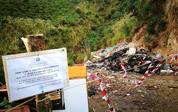 Sequestrata discarica abusiva a Cosenza