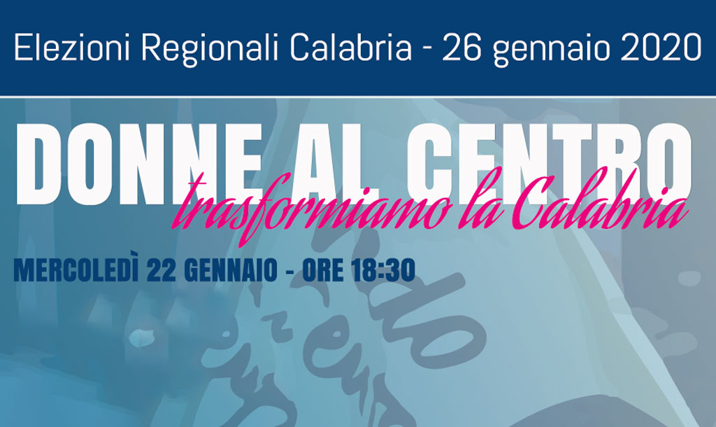 Regionali, incontro “Donne al centro-Trasformiamo la Calabria” con candidata consigliere Robbe a Lamezia