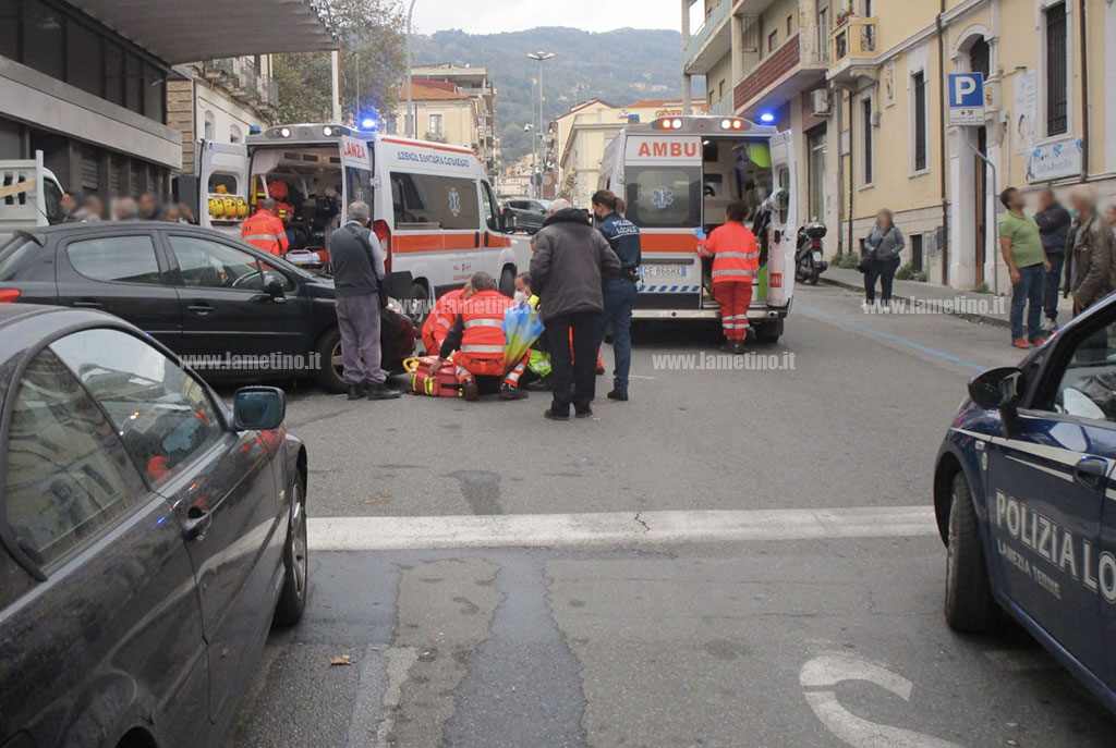 Lamezia, due donne investite in via Loriedo: una finisce in ospedale