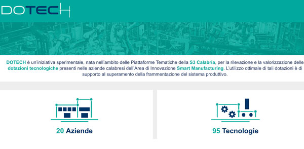 DoTech, da oggi online piattaforma per valorizzazione dotazioni tecnologiche