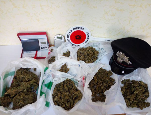 Calabria: Arrestata coppia che nascondeva droga in casa