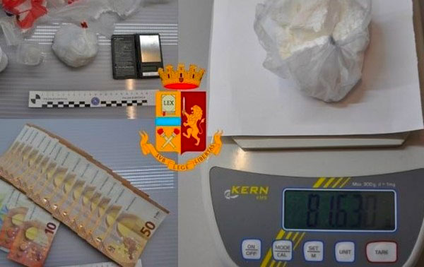 Controlli antidroga della Polizia nella zona universitaria di Rende, arrestato 38enne