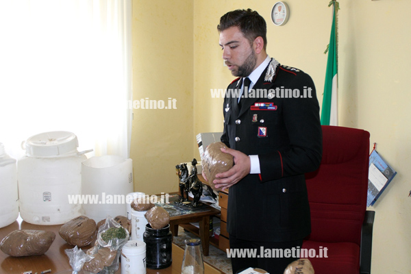 Lamezia: Operazione Spare Tyre, sequestrati 4 kg di marijuana