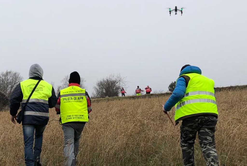 Droni per ricerca e soccorso: al campo di addestramento di Mareto anche un giovane lametino