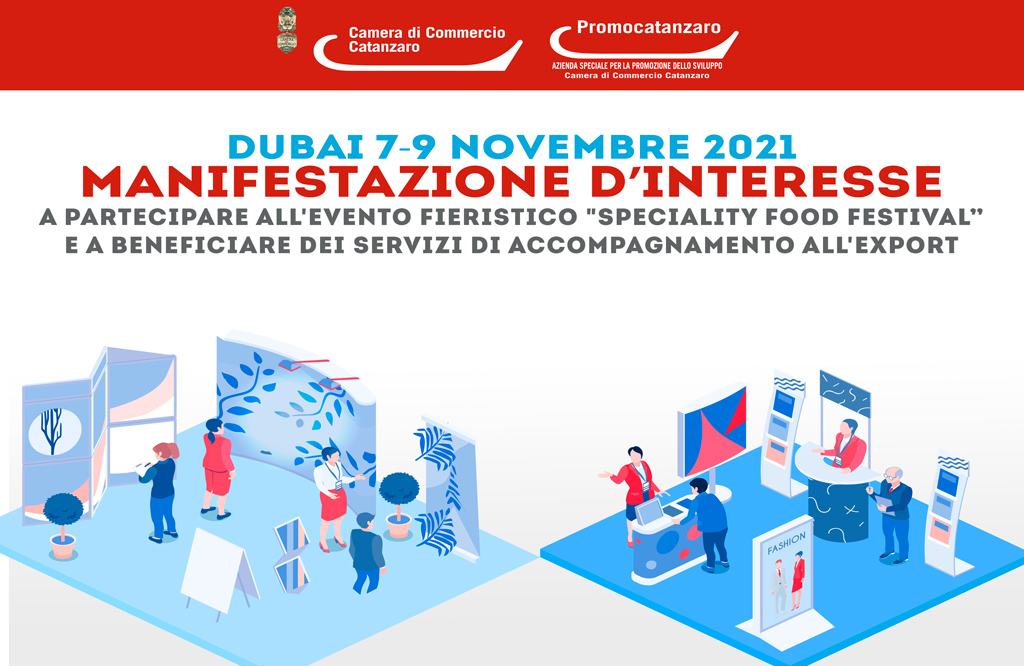 Spazi espositivi e servizi, CCIAA Catanzaro accompagna a Dubai per sei mesi le imprese locali