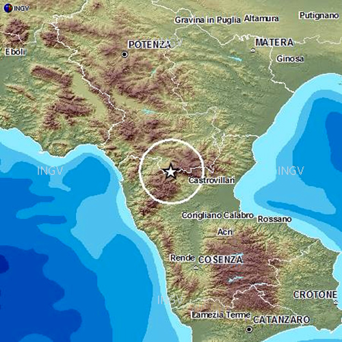 Calabria: Terremoti, due lievi scosse sul Pollino