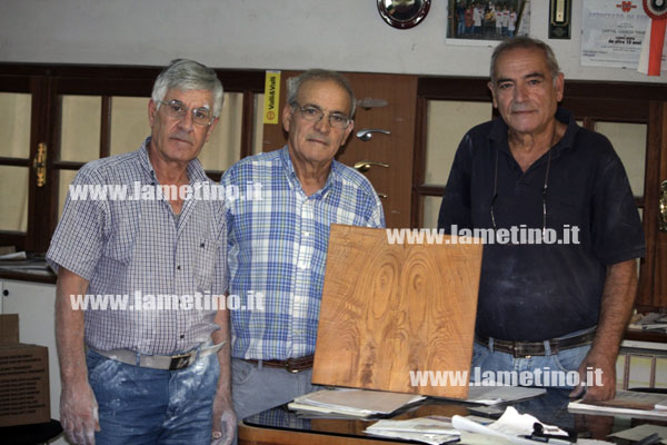 Lamezia: Artigiani del legno scoprono un'effige