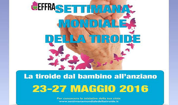 Lamezia, associazione Effra: dal 23 al 27 maggio screening gratuito tiroide
