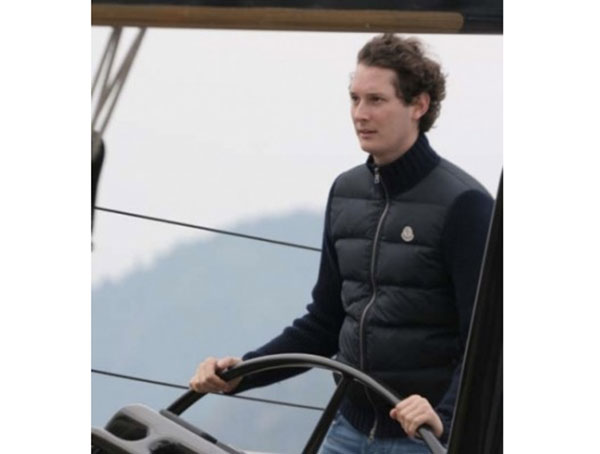 John Elkann in visita al porto di Roccella Ionica