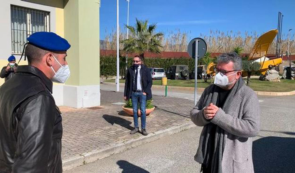 Lamezia, Spirlì visita II reggimento Aves Sirio: "Angeli custodi della Calabria"