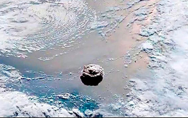 Avvertita anche in Calabria l’eruzione del vulcano a Tonga