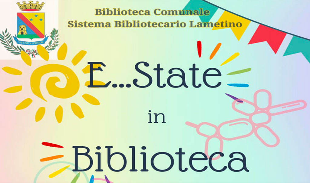 Lamezia, ‘E…state in biblioteca’ per i giovani lettori il 12 luglio a Palazzo Nicotera
