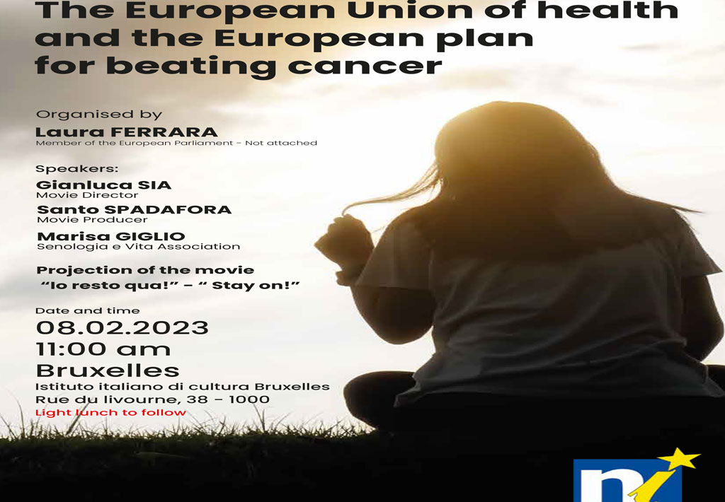 Lotta al cancro, a Bruxelles proiezione del film made in Calabria "Io resto qua!"