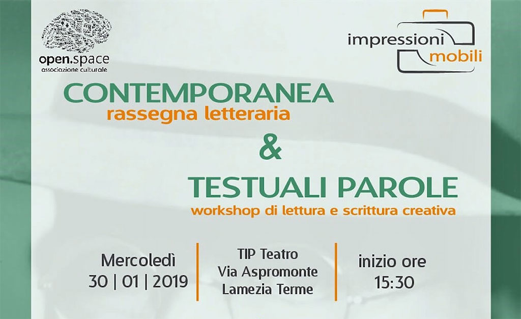 Lamezia, doppio appuntamento di "Impressioni mobili" il 30 gennaio al Tip Teatro