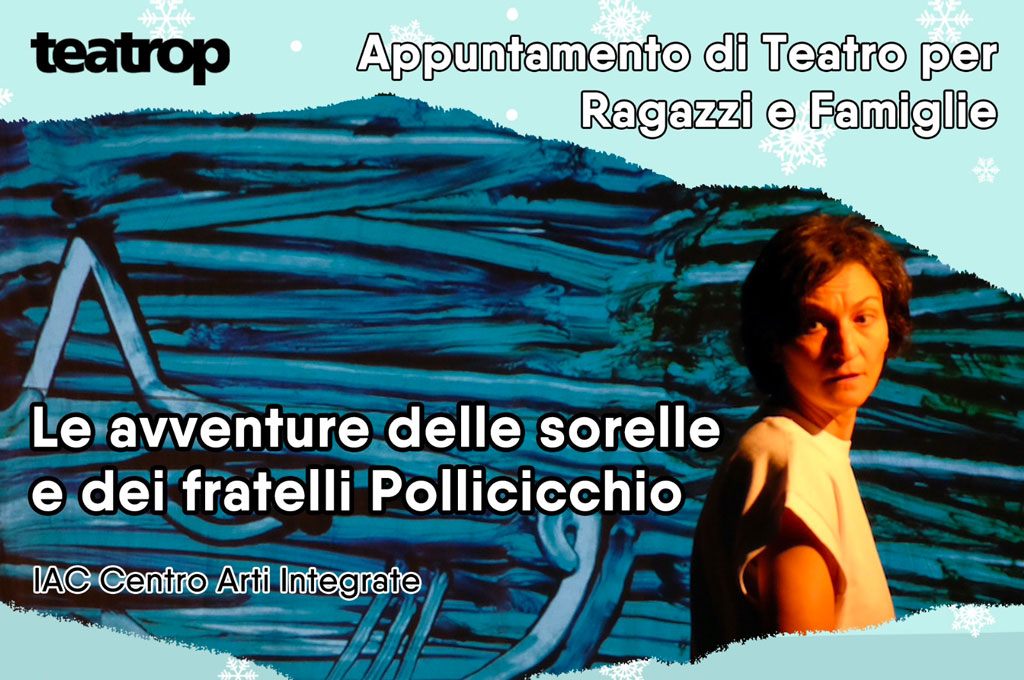 Lamezia, “Le avventure delle sorelle e dei fratelli Pollicicchio” al parco Impastato il 21 dicembre