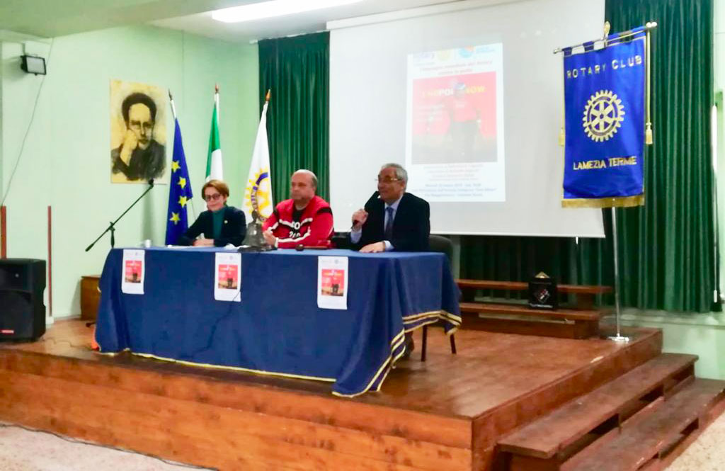 Eradicazione della poliomielite nel mondo, Rotary Club Lamezia incontra bambini dell'Istituto comprensivo Don Milani 