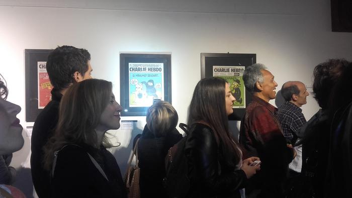 Inaugurata a Cosenza la mostra con le migliori copertine di Charlie Hebdo