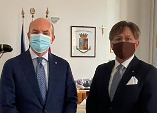 Delegazione Confcommercio incontra il Questore di Catanzaro Maurizio Agricola