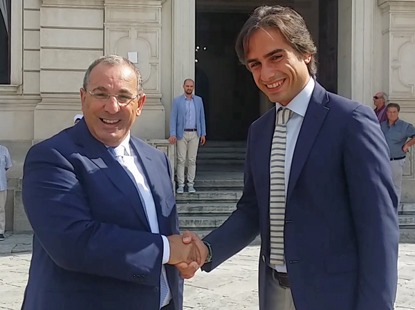 Il benvenuto del sindaco Falcomatà al nuovo Prefetto Michele Di Bari