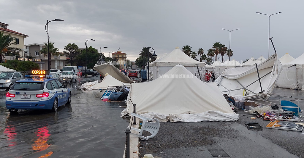 Forte temporale nell'hinterland lametino, disagi tra Gizzeria e Falerna - VIDEO e REAZIONI