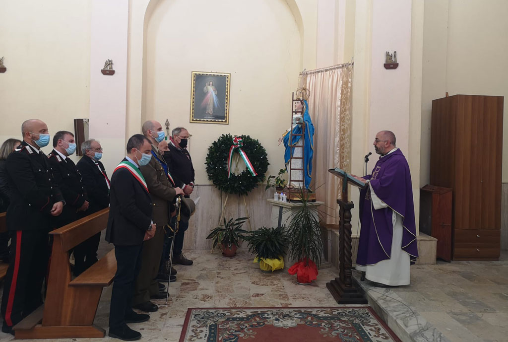 Frazione Castiglione Marittimo di Falerna rende omaggio ai caduti in guerra