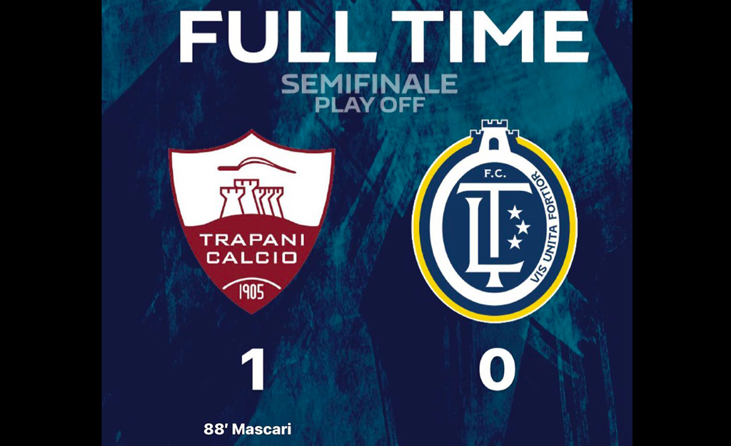 Fc Lamezia battuto nel finale dal Trapani in semifinale play-off
